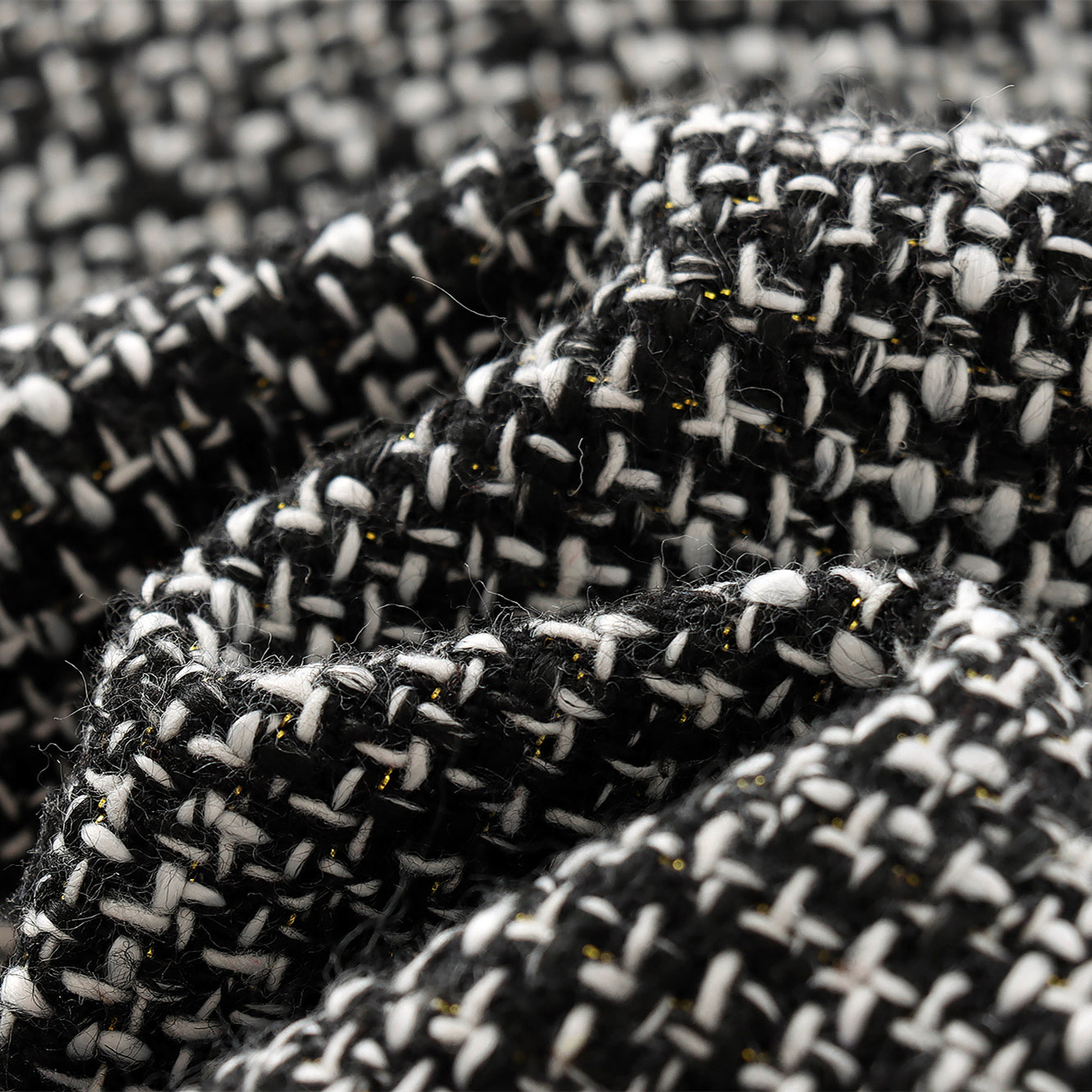 Tweed Anzug-Set mit Rock/Shorts – Zweiteiler