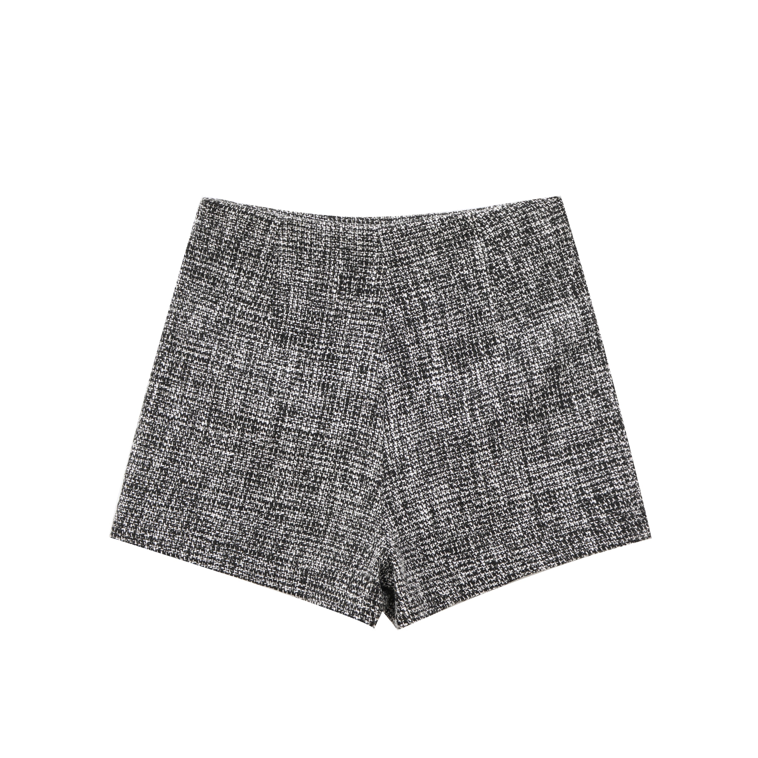 Tweed Anzug-Set mit Rock/Shorts – Zweiteiler