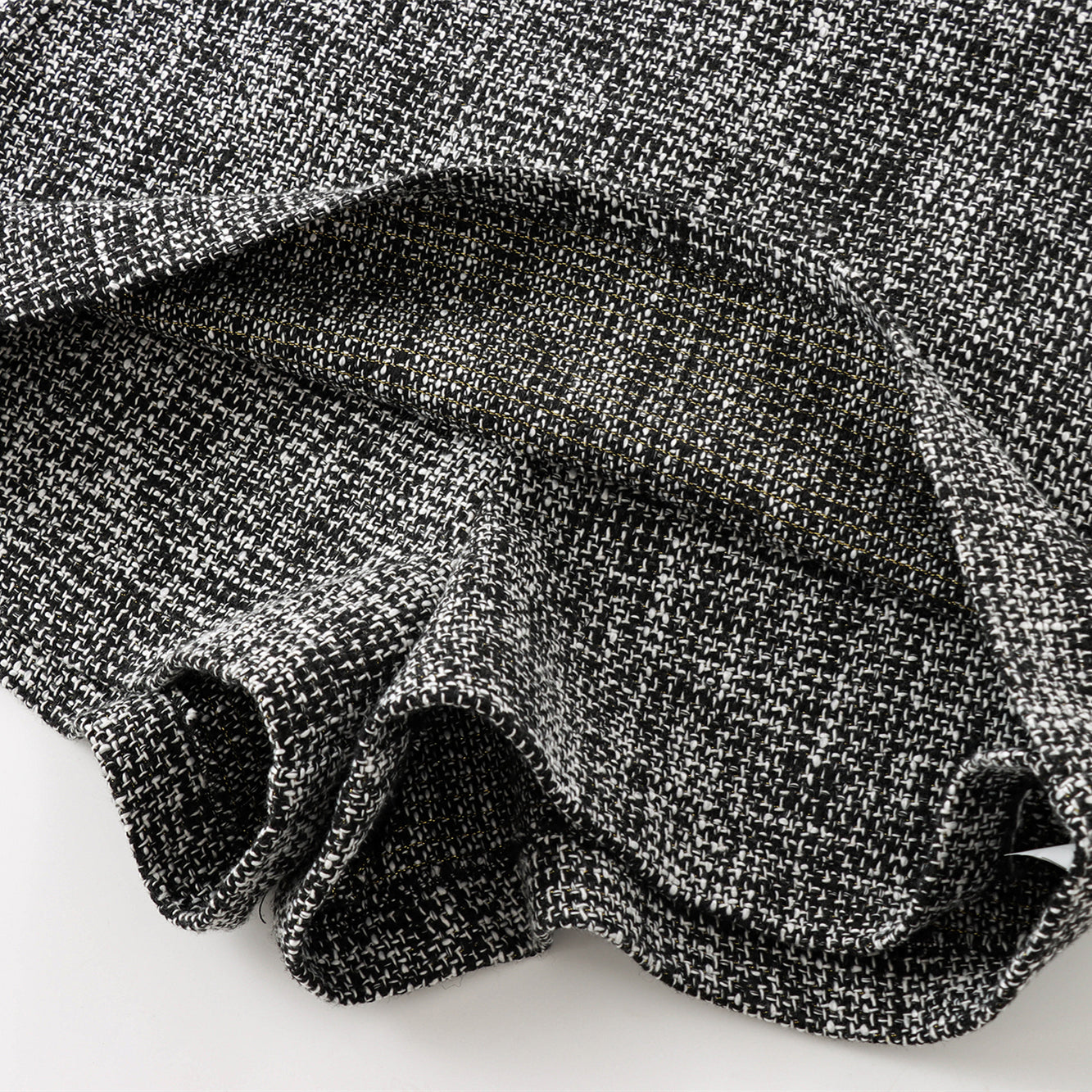 Tweed Anzug-Set mit Rock/Shorts – Zweiteiler