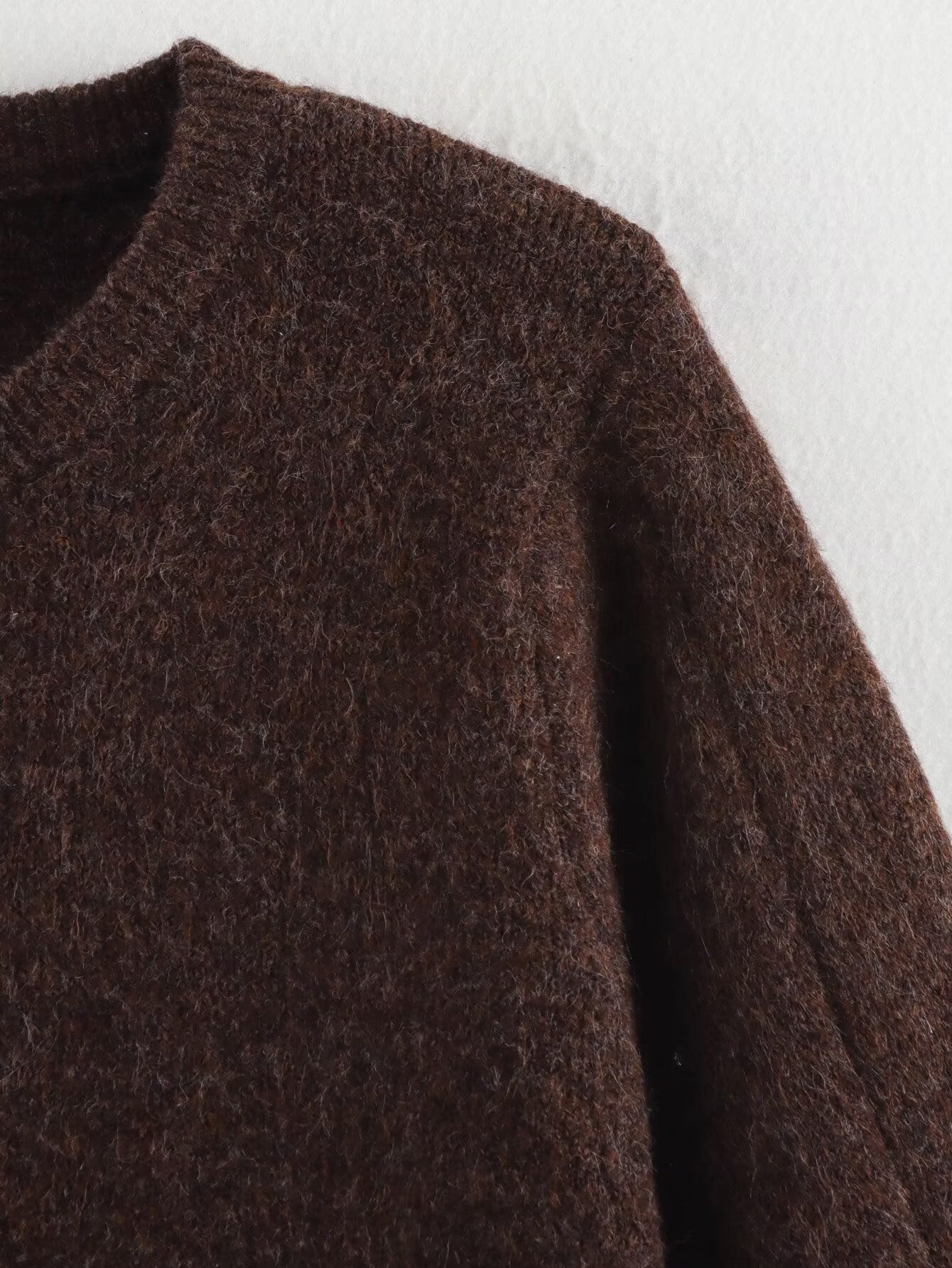 Strickset mit Cardigan und A-Linien-Rock