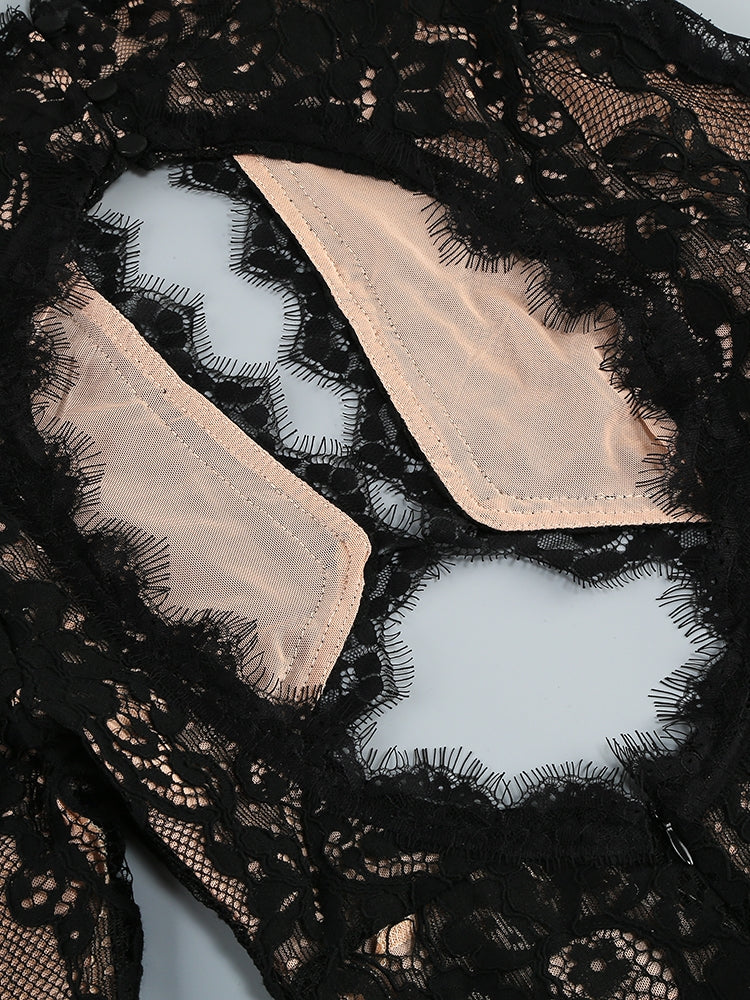 Abendkleid im Spitze