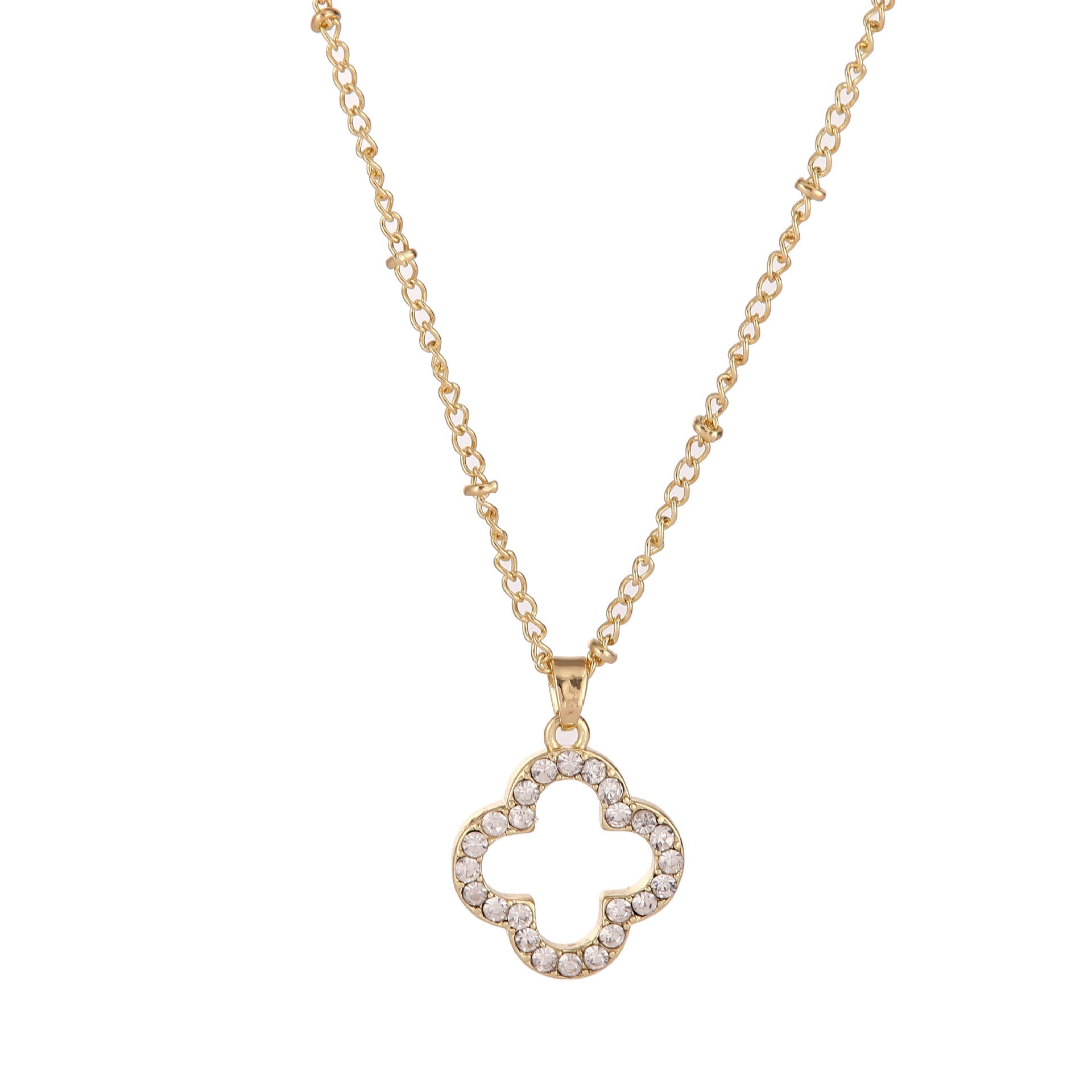 Muschel-Blumen-Halskette