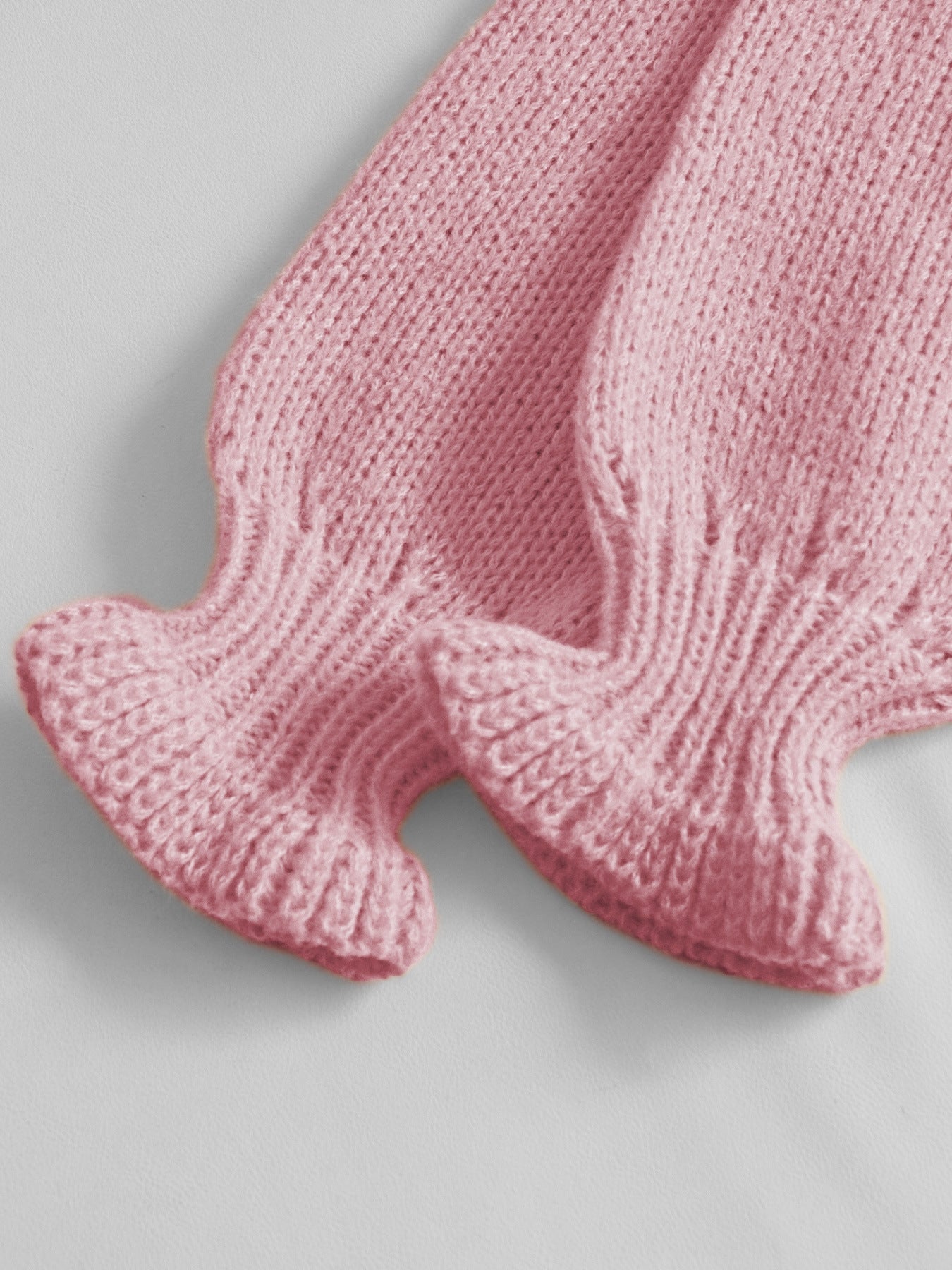 Rüschen-Cardigan mit Perlenknöpfen