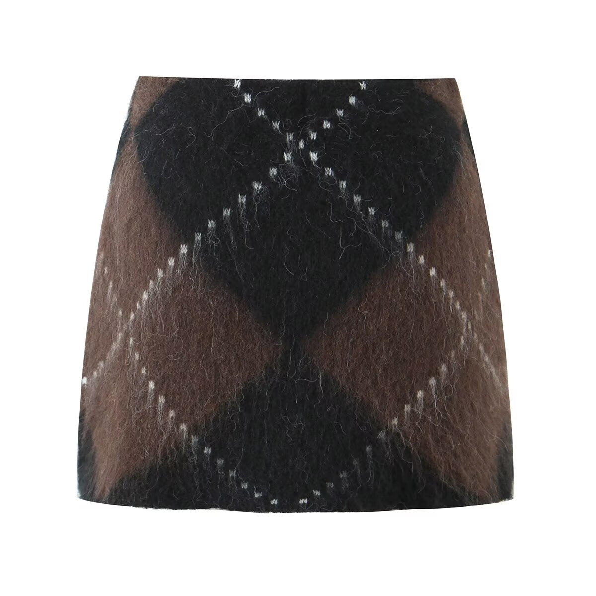 Retro Zweiteiler-Set aus Kunstfell