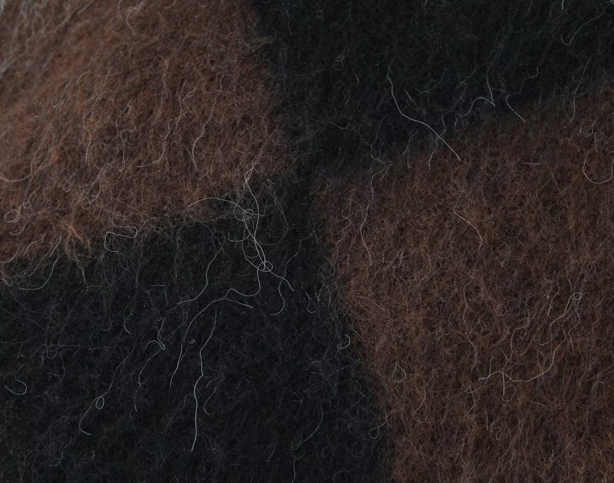 Retro Zweiteiler-Set aus Kunstfell