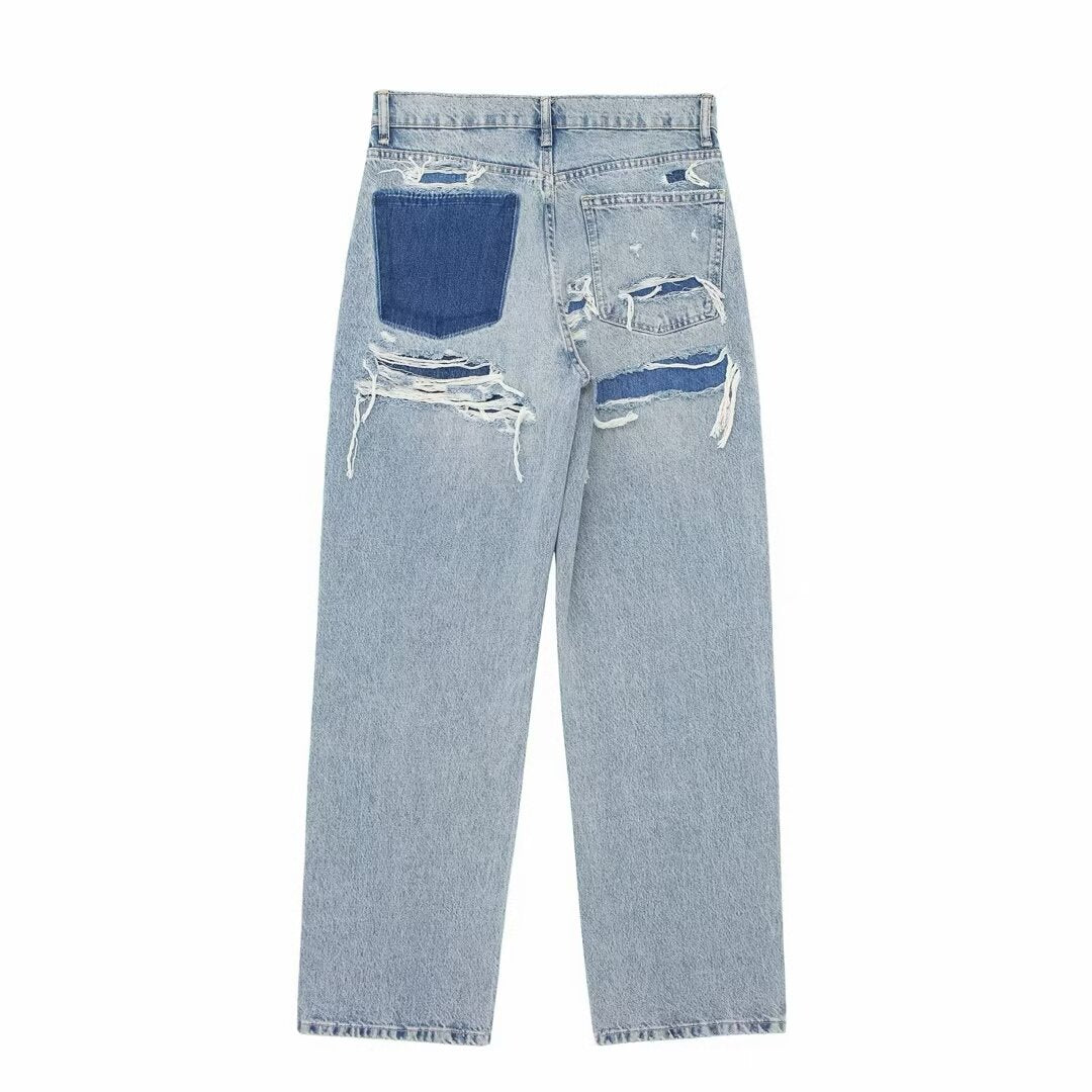 High-Waist Jeans im Vintage-Look